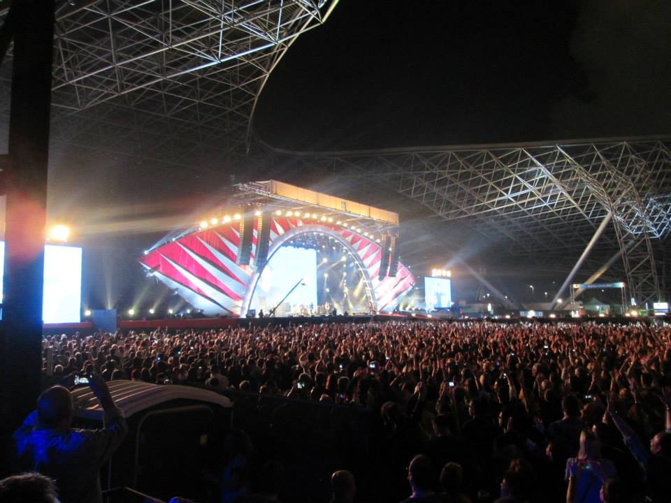 Rolling Stones concert at Ferrari World