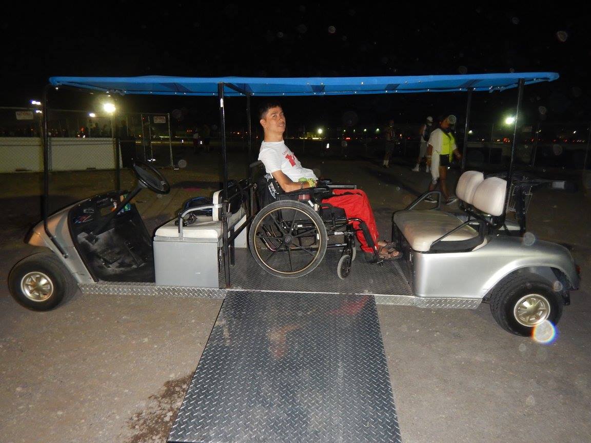 accessible golf-carts for transport