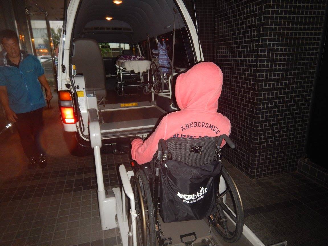 accessible taxi with ramp