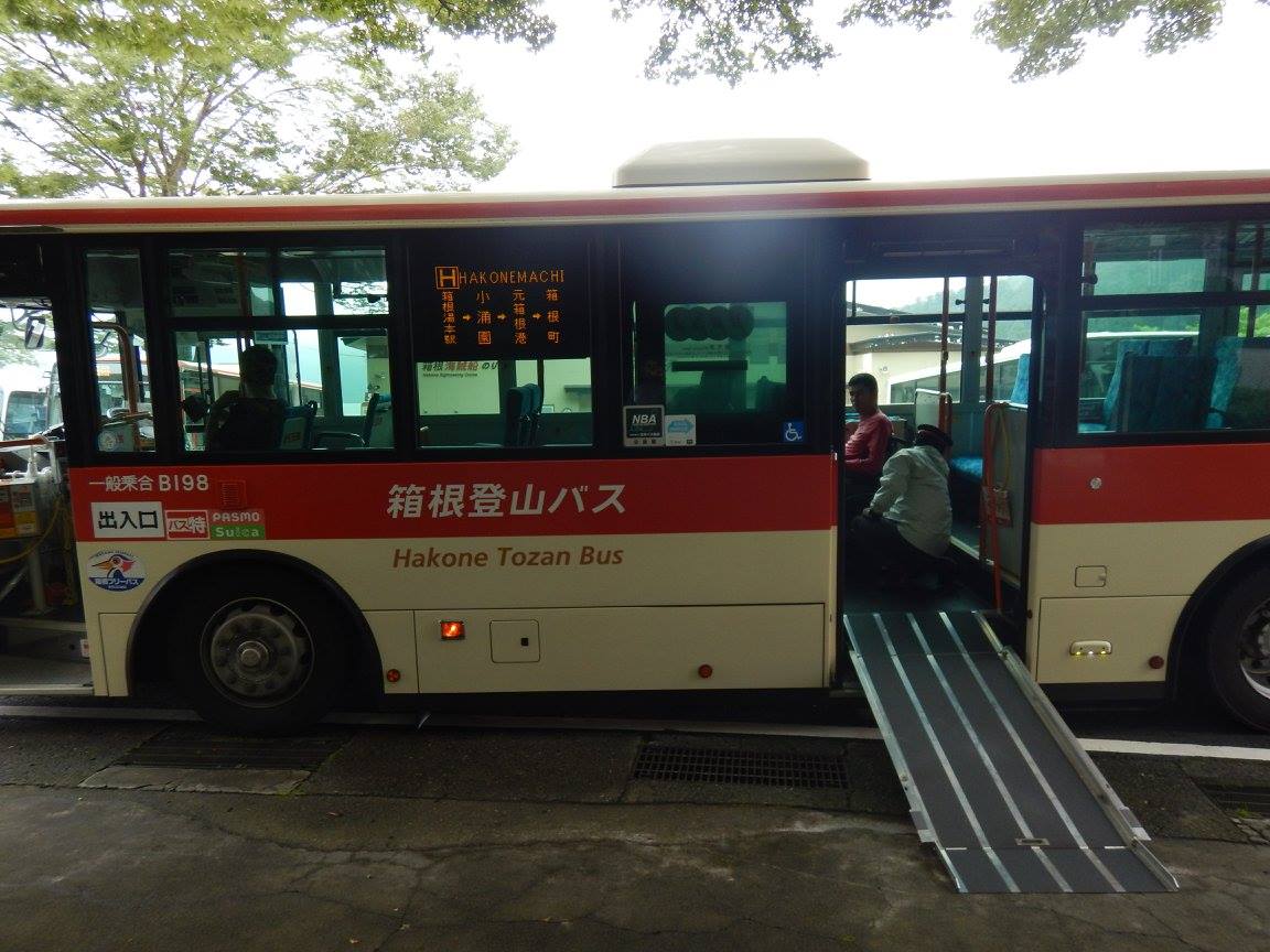 accessible bus in Hakone