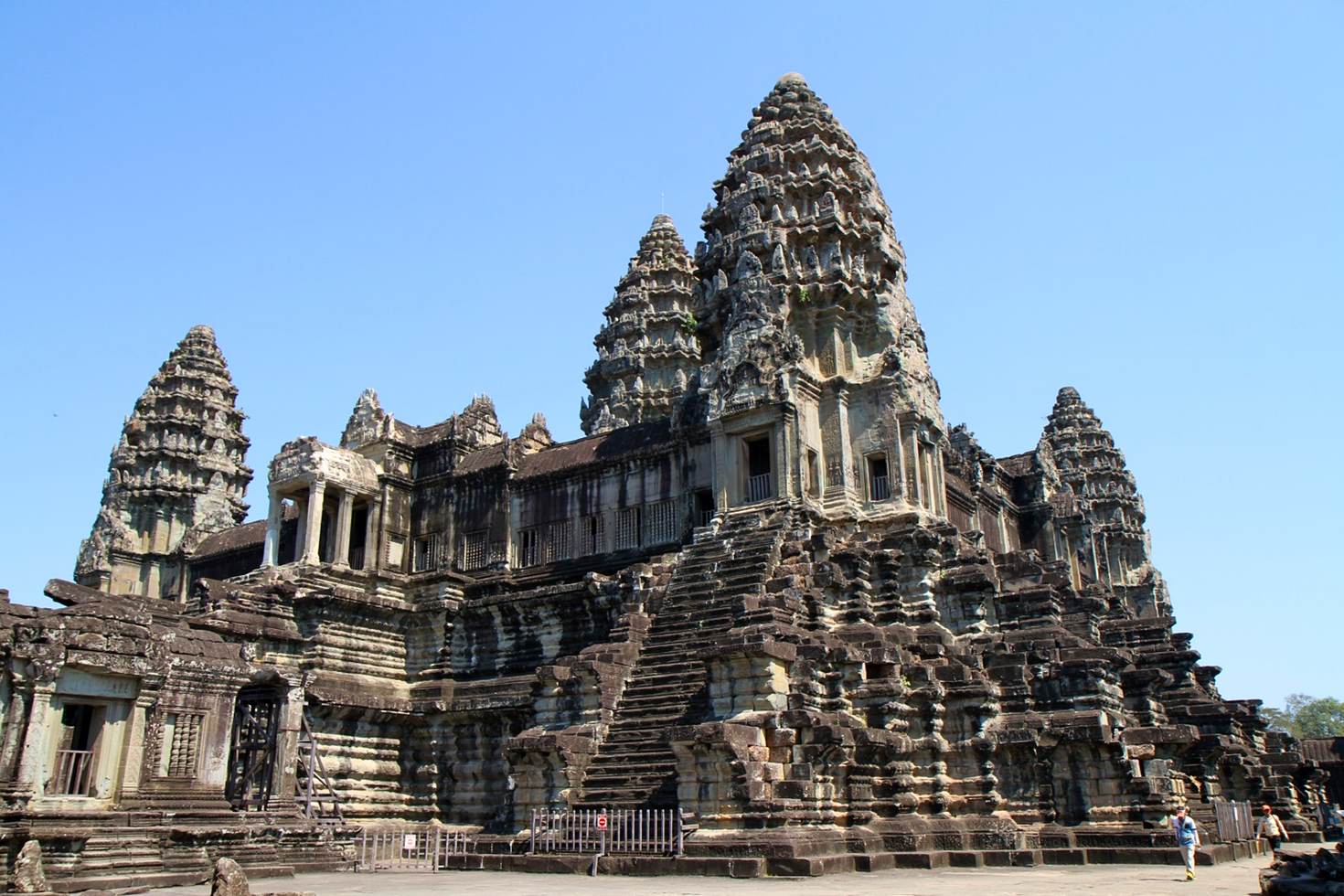 one of the towers of Angkor Wat, Cambodia