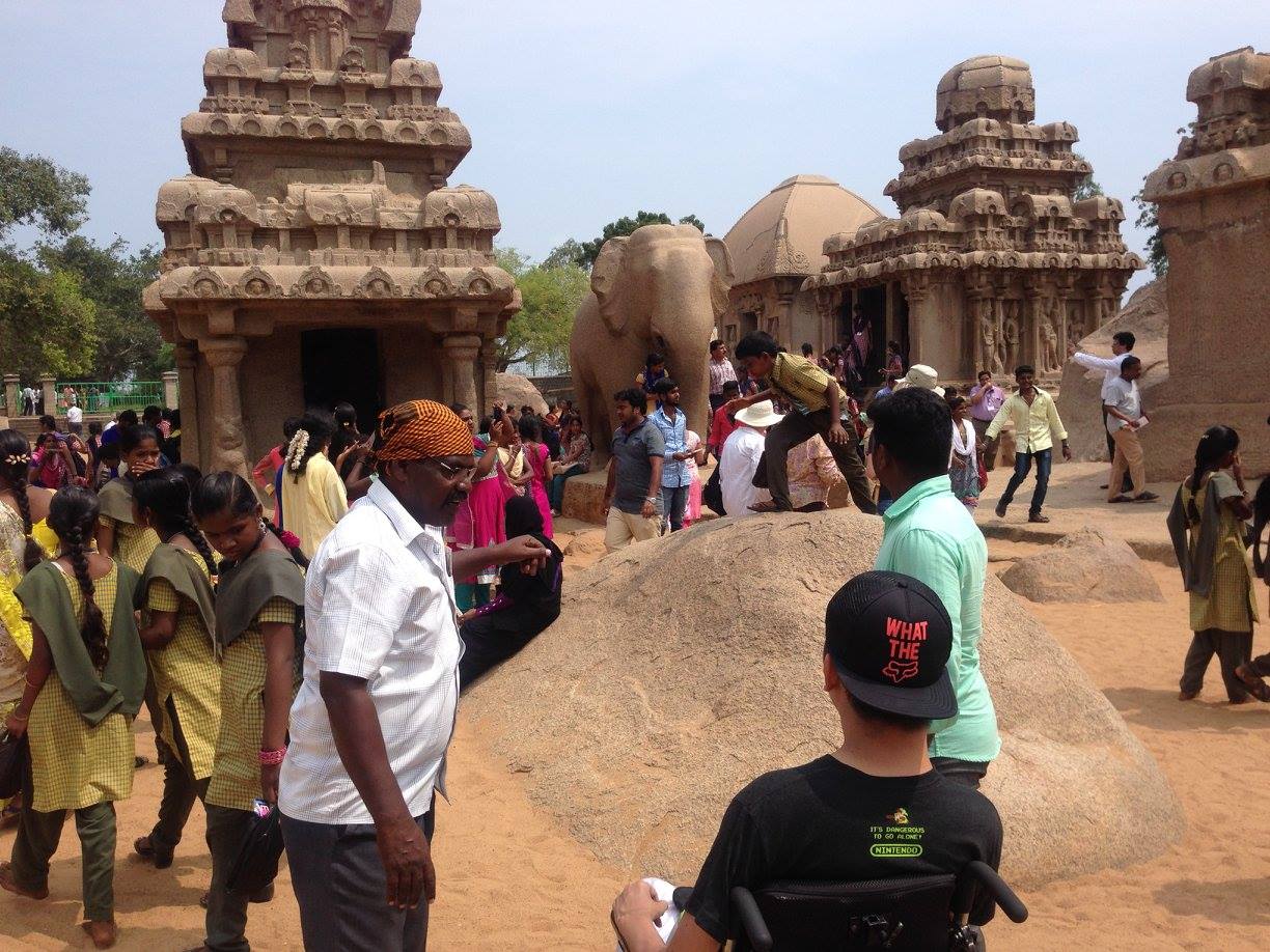 Mamallapuram, 60 km south of Chennai