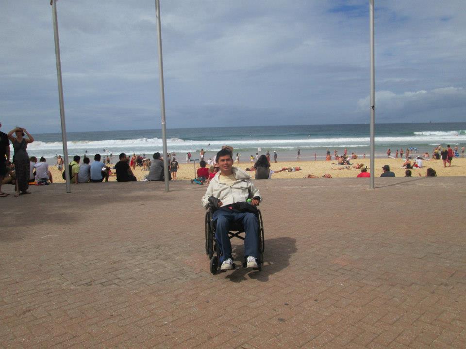 at Manly Beach