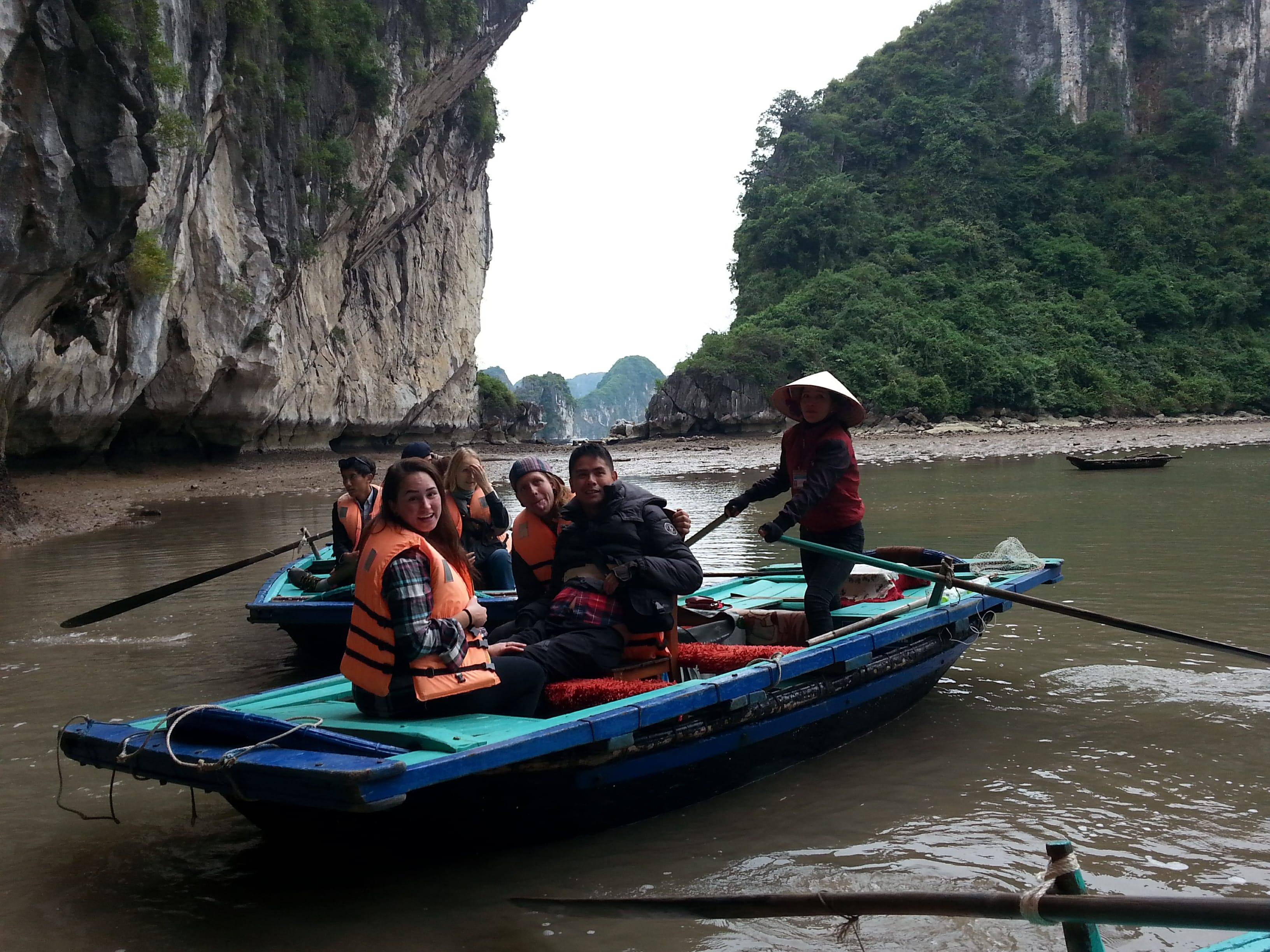 amazing bamboo boat ride